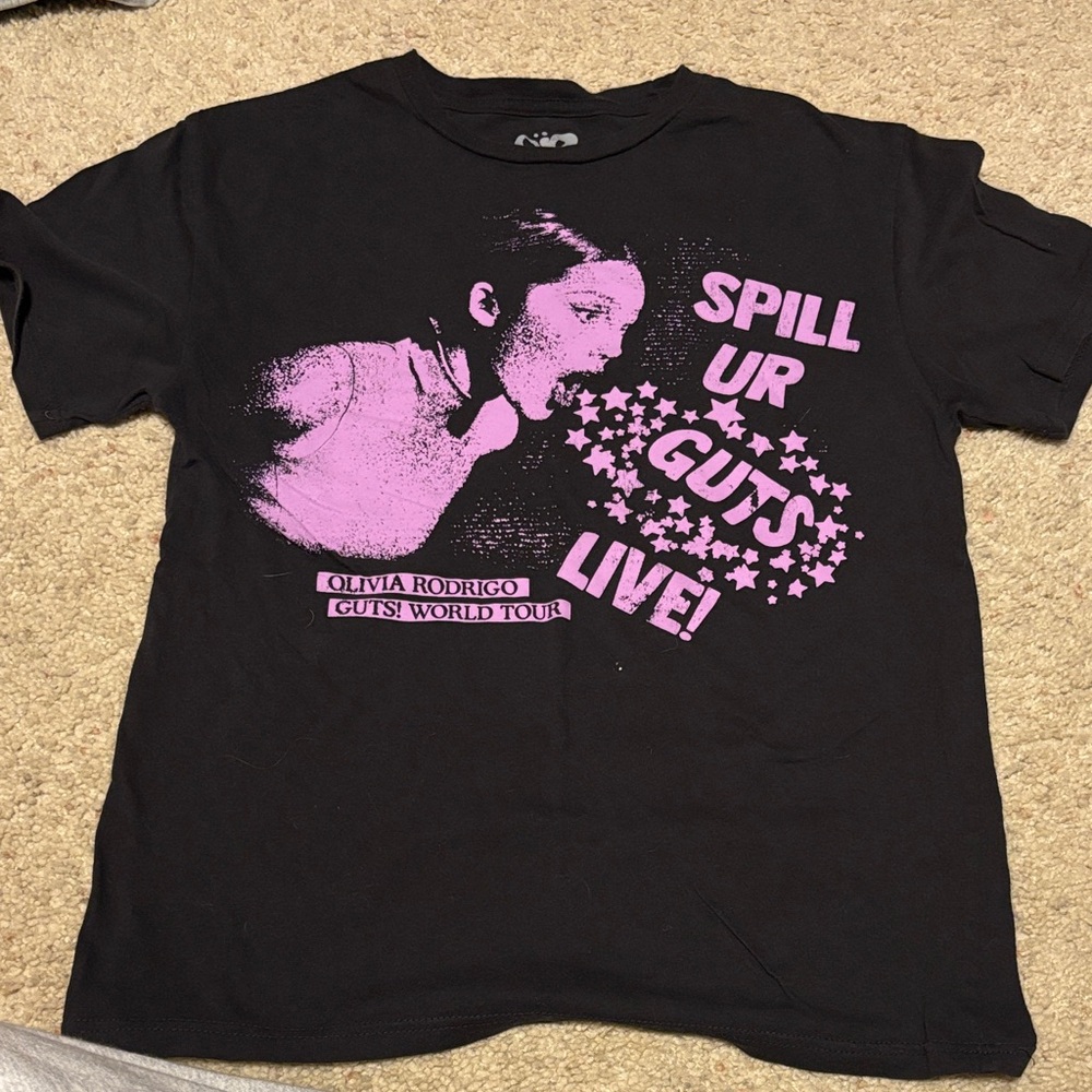 olivia rodrigo GUTS tshirt